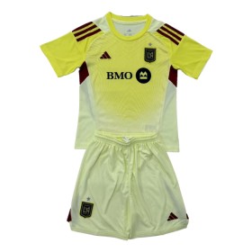 Camiseta de fútbol Los Angeles FC Portero Niño 2025 Amarilla